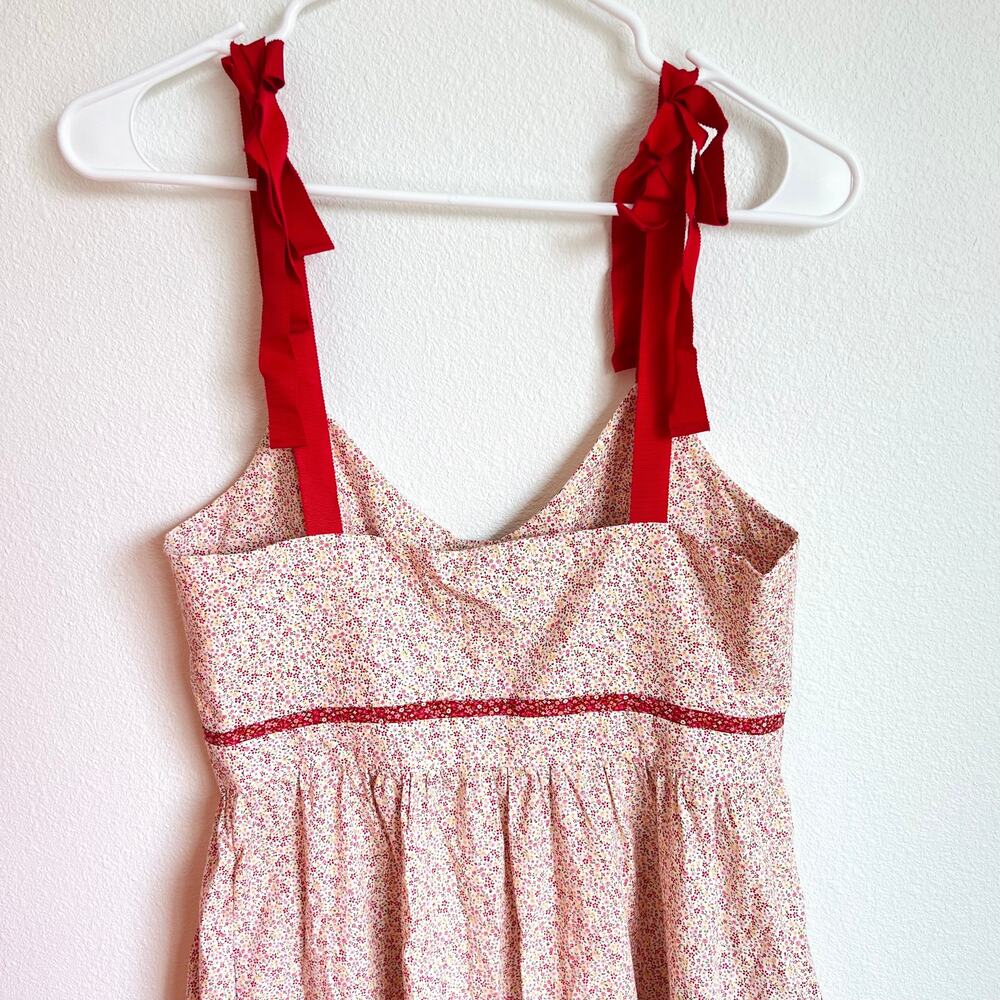 La Ligne Floral Kate Dress Cottagecore Tiered Button Down Women's Small - Picture 7 of 8